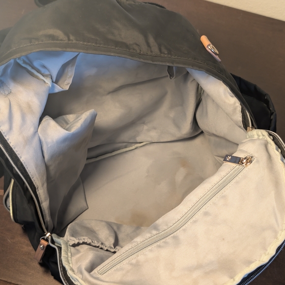 Skip Hop Suite Backpack - Luxe Black & Gold Quilted - Commuter & Multi-Use Bag - Picture 15 of 16